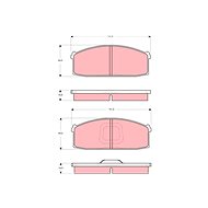 TRW Brake Pads GDB213 - Brake Pads