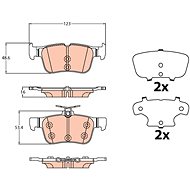 TRW Brzdové destičky GDB2133 - Brake Pads