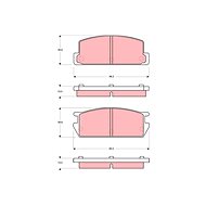 TRW Brake Pads GDB214 - Brake Pads
