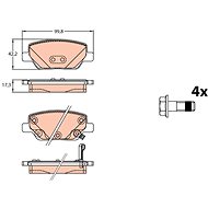 TRW Brzdové destičky GDB2156 - Brake Pads