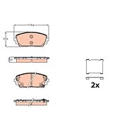 TRW Brake Pads GDB2160 - Brake Pads