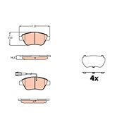 TRW Brake Pads GDB2164 - Brake Pads