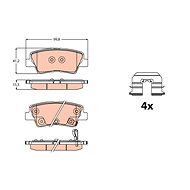 TRW Brake Pads GDB2173 - Brake Pads