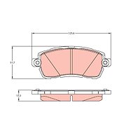 TRW Brake Pads GDB2176 - Brake Pads