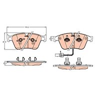 TRW Brzdové destičky GDB2177 - Brake Pads