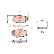 TRW Brake Pads GDB2192 - Brake Pads