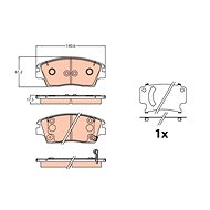 TRW Brzdové destičky GDB2197 - Brake Pads