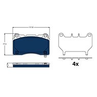 TRW Brzdové destičky GDB2198BTE - Brake Pads