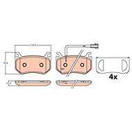 TRW Brake Pads GDB2209 - Brake Pads