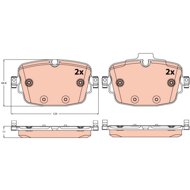 TRW Brake Pads GDB2215 - Brake Pads