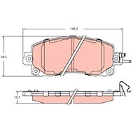 TRW Brake Pads GDB2216 - Brake Pads