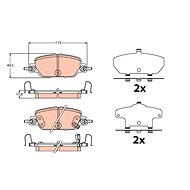 TRW Brzdové destičky GDB2217 - Brake Pads