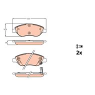 TRW Brzdové destičky GDB2228 - Brake Pads