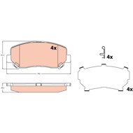 TRW Brake Pads GDB2246 - Brake Pads