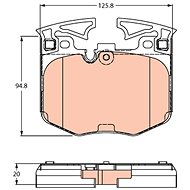 TRW Brzdové destičky GDB2260 - Brake Pads