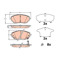 TRW Brake Pads GDB2290 - Brake Pads