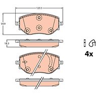 TRW Brake Pads GDB2324 - Brake Pads