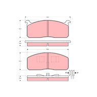 TRW Brake Pads GDB233 - Brake Pads