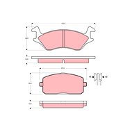TRW Brake Pads GDB234 - Brake Pads
