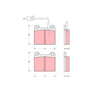 TRW Brake Pads GDB240 - Brake Pads