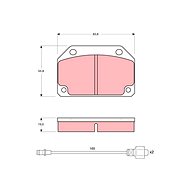 TRW Brake Pads GDB241 - Brake Pads