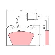 TRW Brake Pads GDB253 - Brake Pads