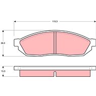 TRW Brake Pads GDB254 - Brake Pads