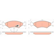 TRW Brzdové destičky GDB255 - Brake Pads