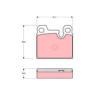TRW Brake Pads GDB258 - Brake Pads