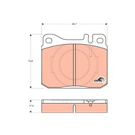 TRW Brake Pads GDB264 - Brake Pads