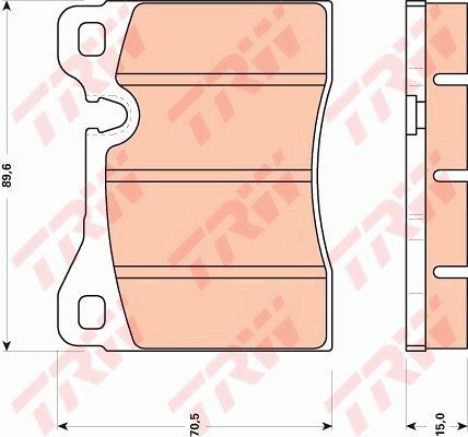 TRW Brake Pads GDB270 - Brake Pads