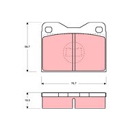 TRW Brake Pads GDB279 - Brake Pads