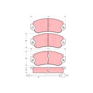 TRW Brake Pads GDB282 - Brake Pads