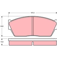 TRW Brake Pads GDB284 - Brake Pads