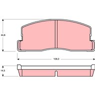 TRW Brake Pads GDB286 - Brake Pads