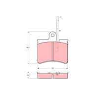 TRW Brake Pads GDB287 - Brake Pads