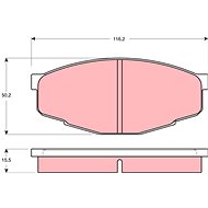 TRW Brake Pads GDB293 - Brake Pads