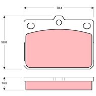 TRW Brzdové destičky GDB295 - Brake Pads