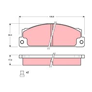 TRW Brake Pads GDB296 - Brake Pads