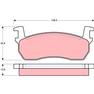 TRW Brake Pads GDB303 - Brake Pads