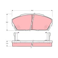 TRW Brake Pads GDB3034 - Brake Pads