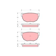TRW Brake Pads GDB306 - Brake Pads
