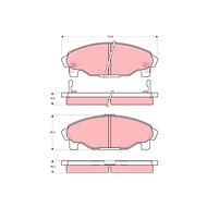 TRW Brake Pads GDB3071 - Brake Pads