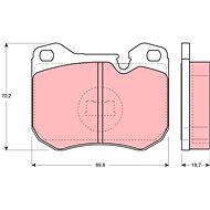 TRW Brake Pads GDB309 - Brake Pads