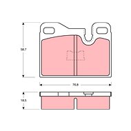 TRW Brake Pads GDB310 - Brake Pads