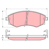 TRW Brake Pads GDB3101 - Brake Pads