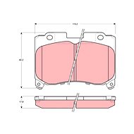 TRW Brzdové destičky GDB3106 - Brake Pads