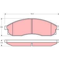 TRW Brake Pads GDB3107 - Brake Pads