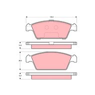 TRW Brake Pads GDB3108 - Brake Pads