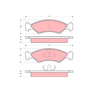 TRW Brake Pads GDB311 - Brake Pads